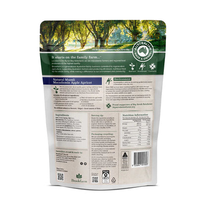 Brookfarm Natural Apple Apricot Macadamia Muesli