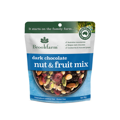 Brookfarm Nut & Fruit Mix Dark Chocolate