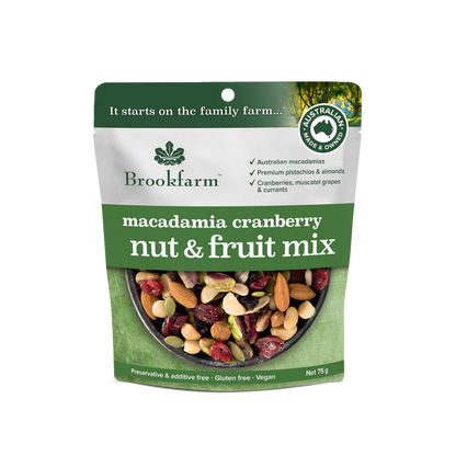 Brookfarm Nut & Fruit Mix Macadamia Cranberry