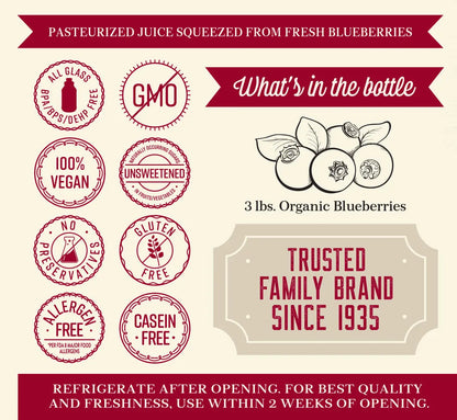 Lakewood Juice Organic Blueberry