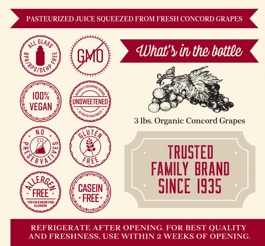 Lakewood Juice Organic Concord Grape