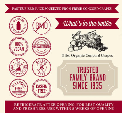 Lakewood Juice Organic Concord Grape
