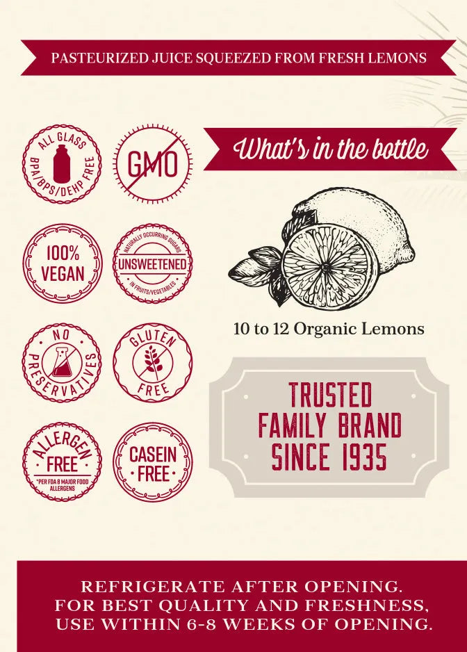 Lakewood Juice Organic Lemon
