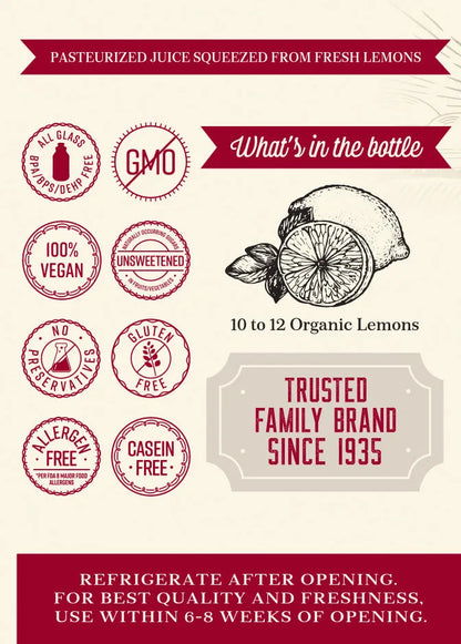 Lakewood Juice Organic Lemon
