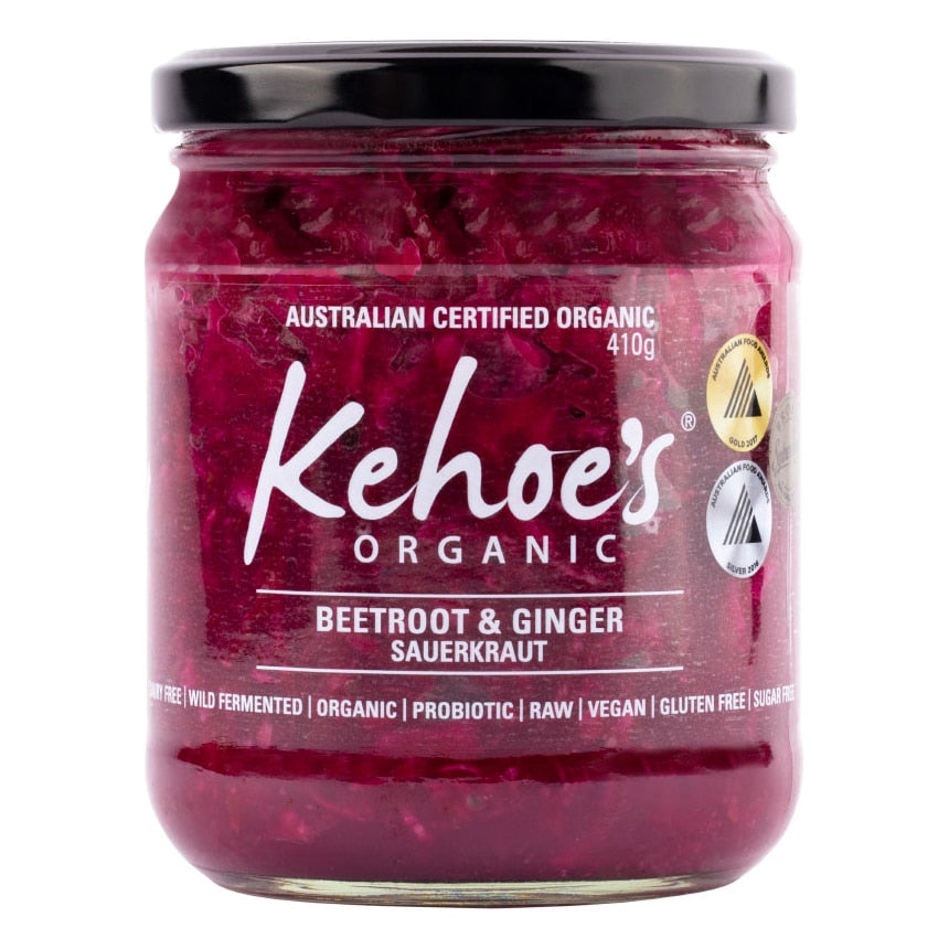 Kehoe's Organic Beetroot & Ginger Sauerkraut