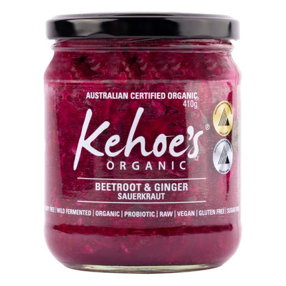 Kehoe's Organic Beetroot & Ginger Sauerkraut