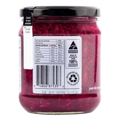 Kehoe's Organic Beetroot & Ginger Sauerkraut