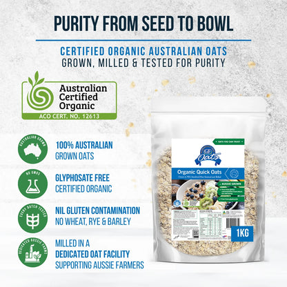 GF Oats Organic Quick Oats