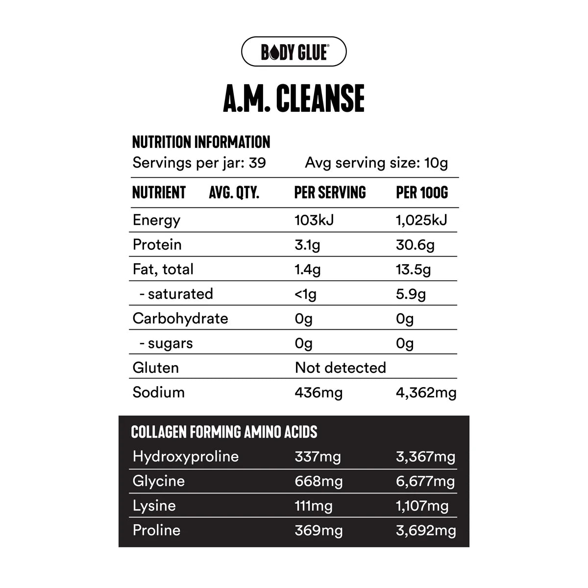 Gevity Rx Bone Broth Body Glue (A.M Cleanse)