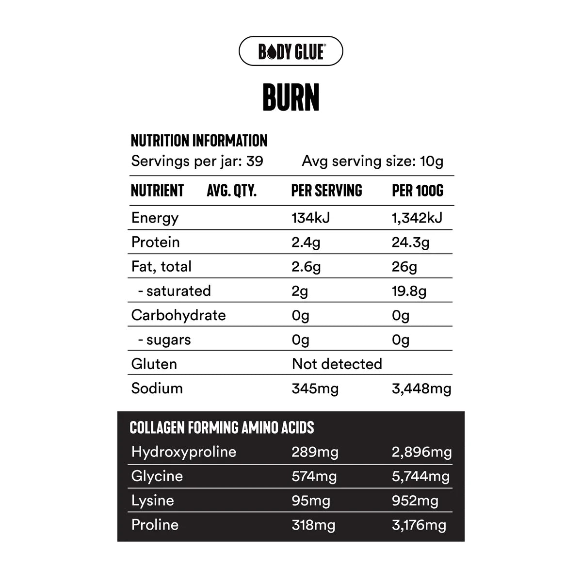 Gevity Rx Bone Broth Body Glue (Burn)