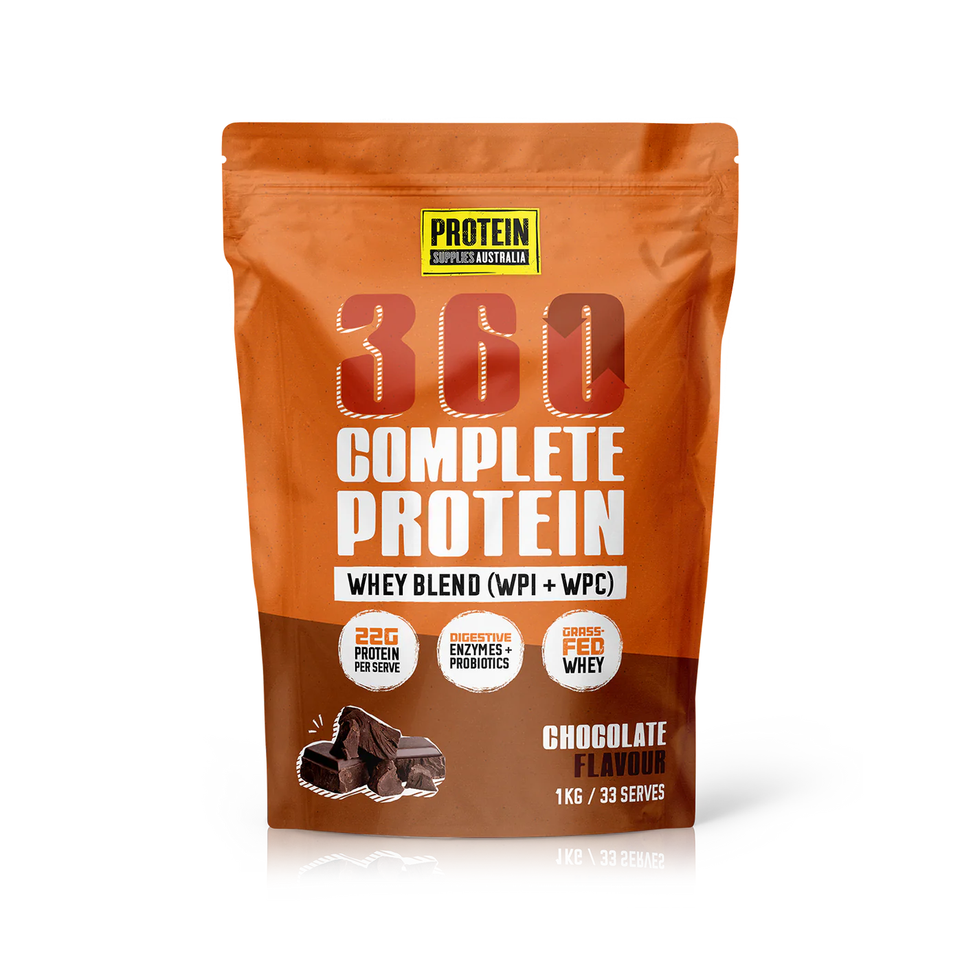 Protein Supplies Aust. 360Whey (WPI+WPC Combo) Chocolate
