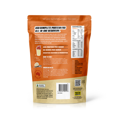 Protein Supplies Aust. 360Whey (WPI+WPC Combo) Vanilla Bean