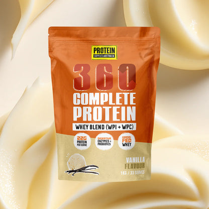 Protein Supplies Aust. 360Whey (WPI+WPC Combo) Vanilla Bean