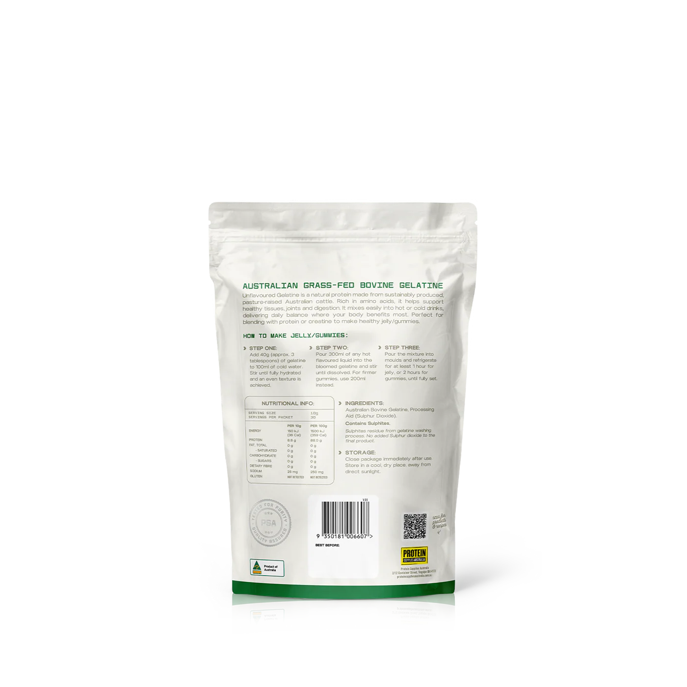 Protein Supplies Aust. Australian Gelatine