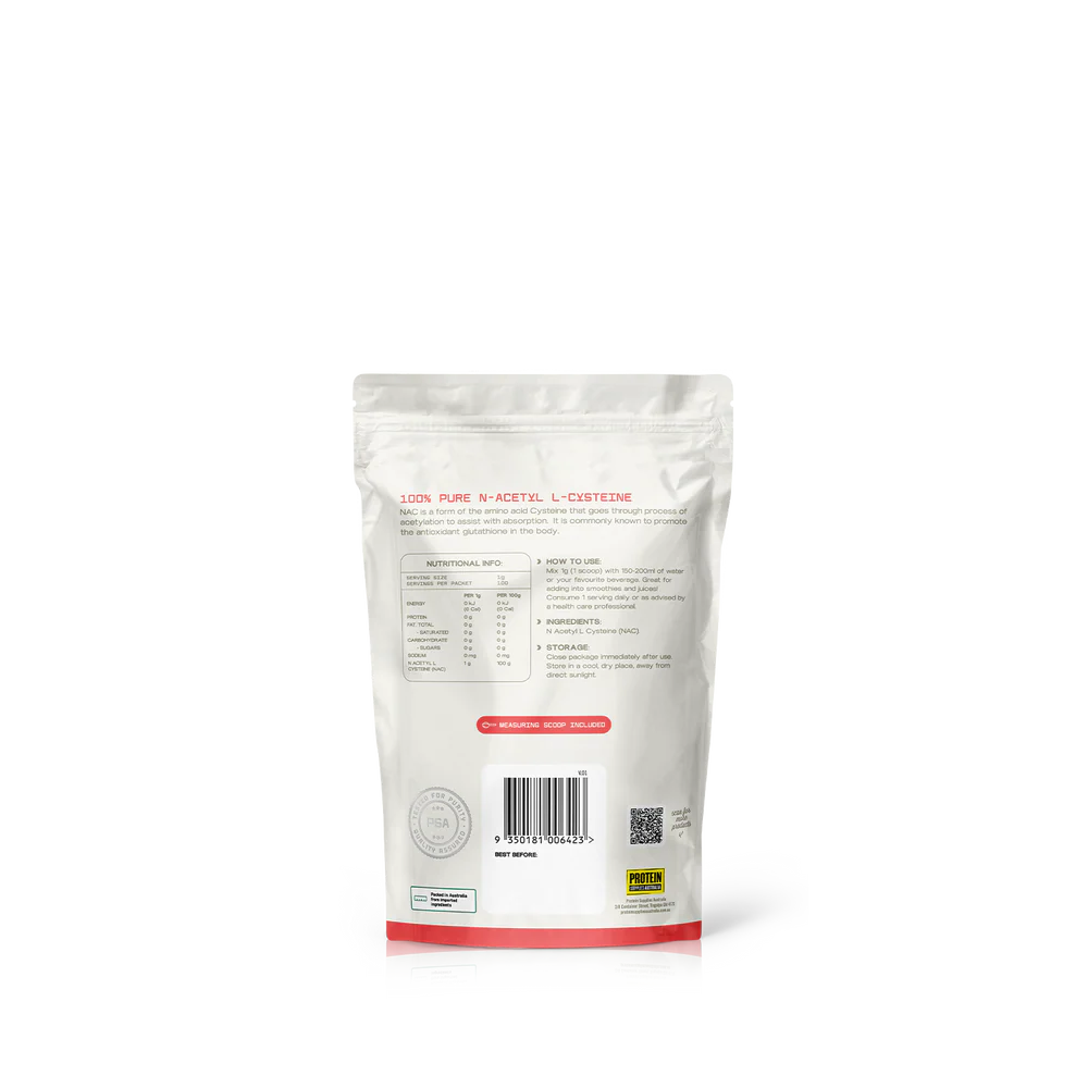 Protein Supplies Aust. NAC (N-Acetyl L-Cysteine)