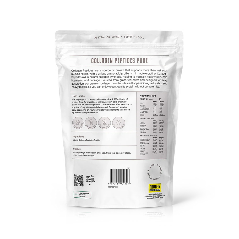 Protein Supplies Australia Grass Fed Collagen Peptides