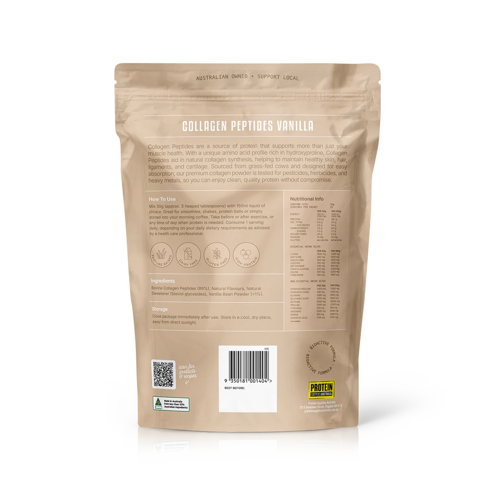 Protein Supplies Australia Grass Fed Collagen Peptides
