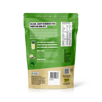 Protein Supplies Aust. Peapro (Raw Pea Protein) Vanilla Bean