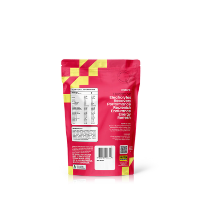 Protein Supplies Aust. Restore Electrolyte Drink Mix Raspberry Lemonade