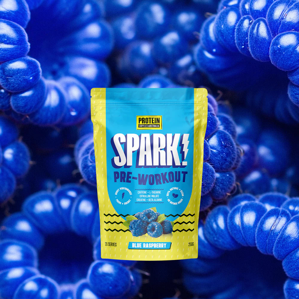 Protein Supplies Aust. Spark (Pre-Workout) Blue Raspberry