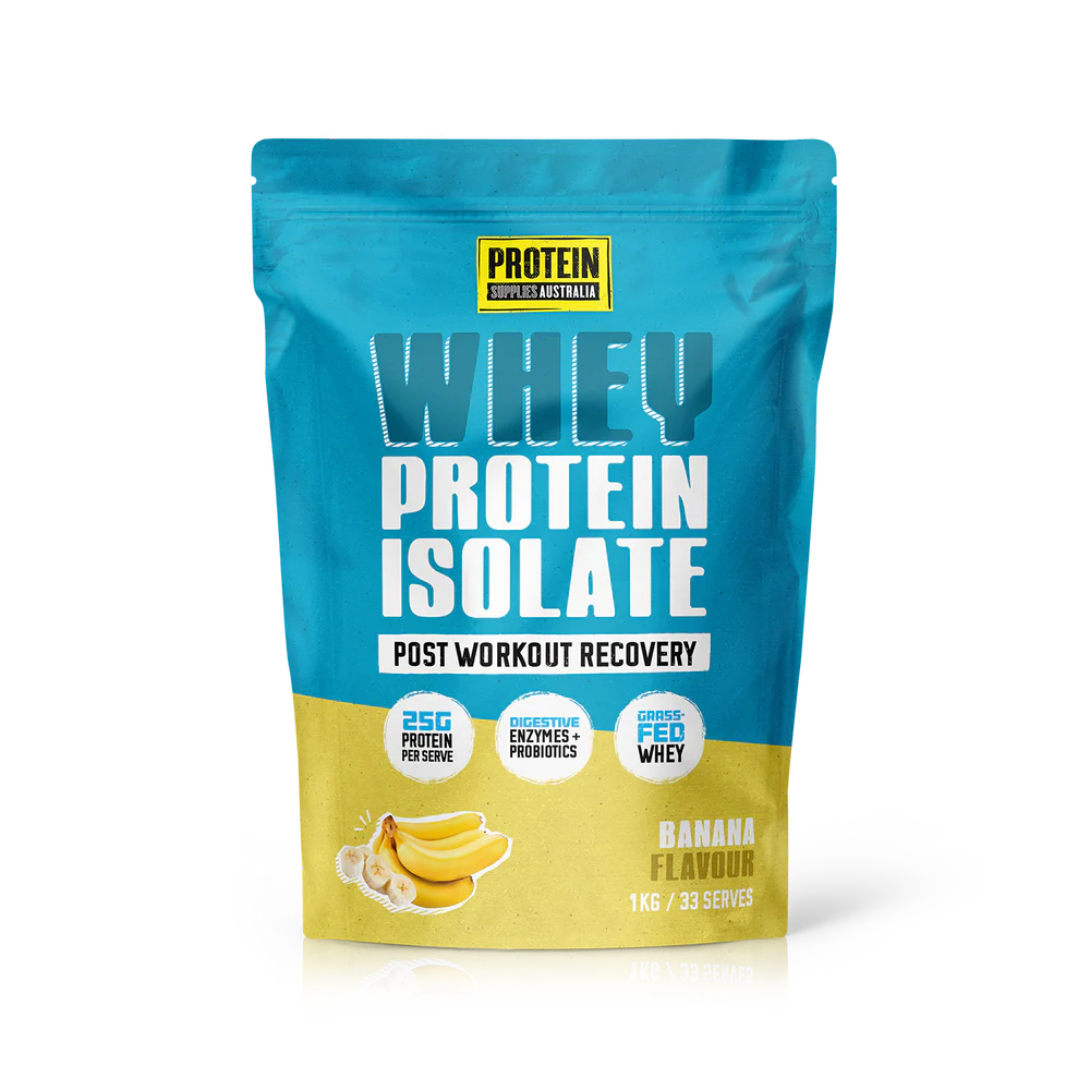 Protein Supplies Aust. WPI (Whey Protein Isolate) Banana