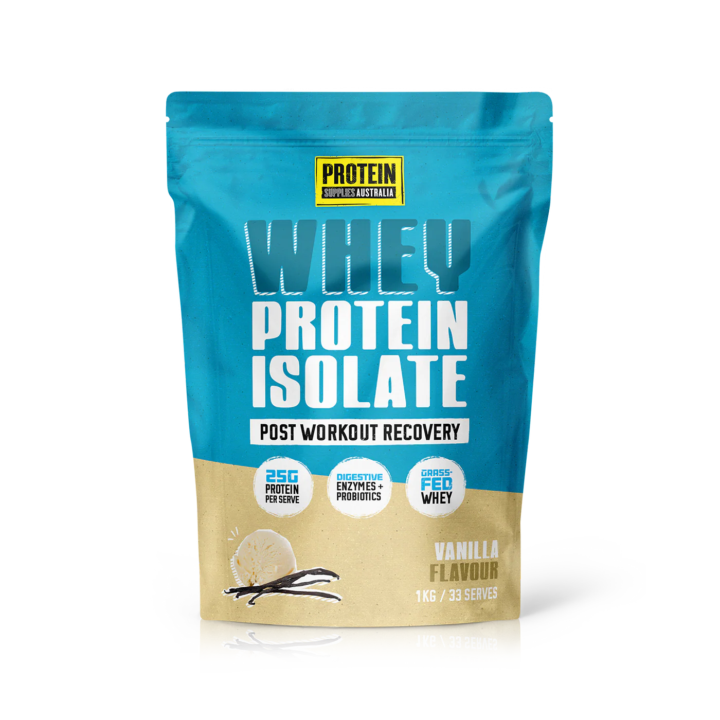 Protein Supplies Aust. WPI (Whey Protein Isolate) Vanilla Bean