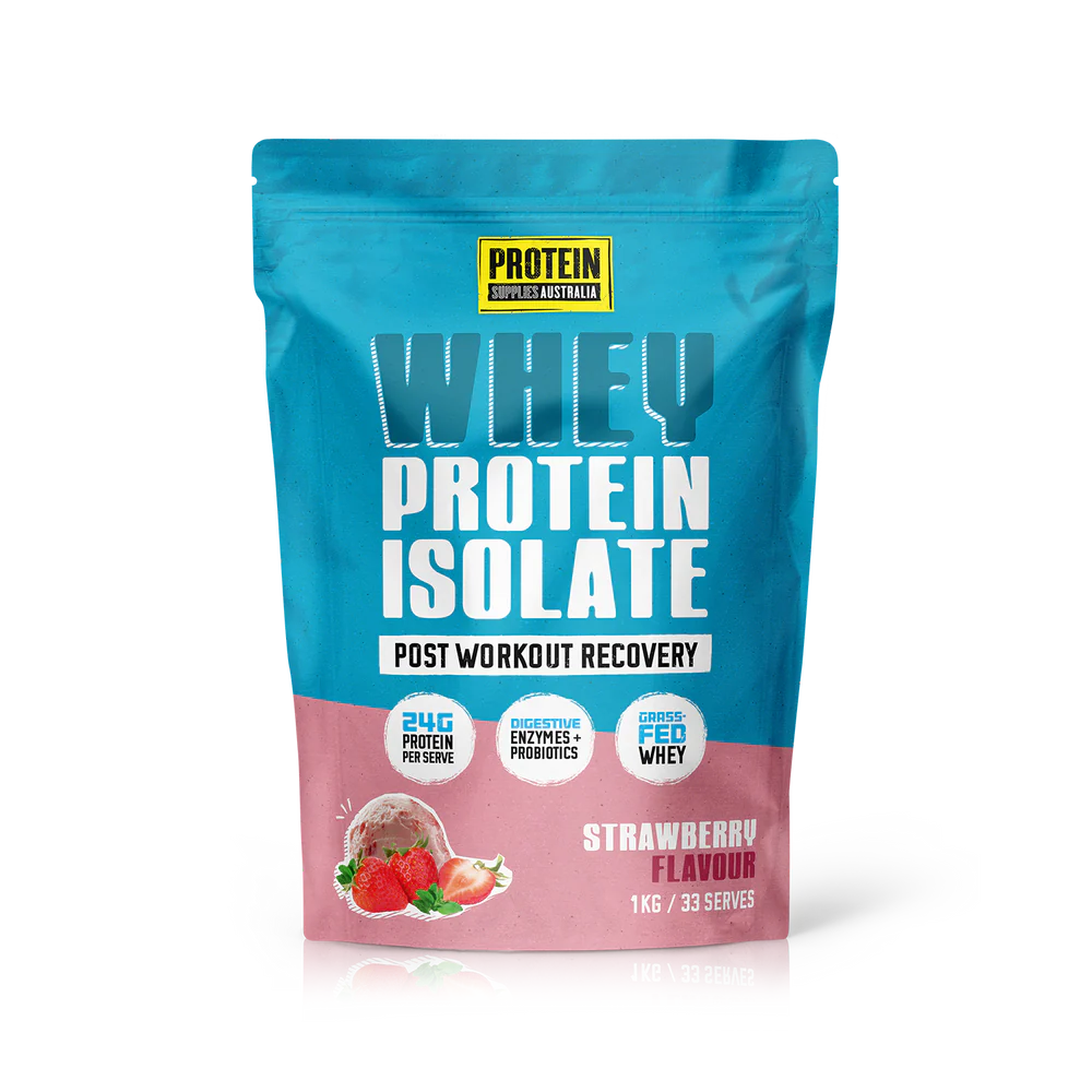 Protein Supplies Aust. WPI (Whey Protein Isolate) Strawberry