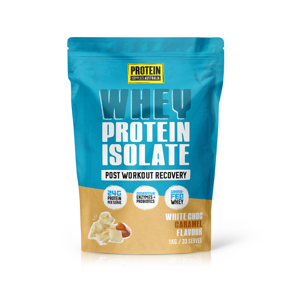 Protein Supplies Aust. WPI (Whey Protein Isolate) White Choc Caramel