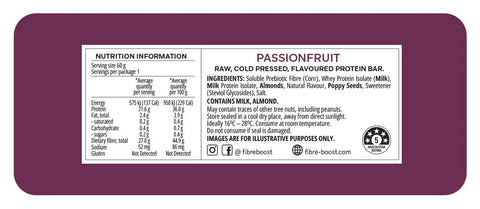 Fibre Boost Passionfruit Protein Bar