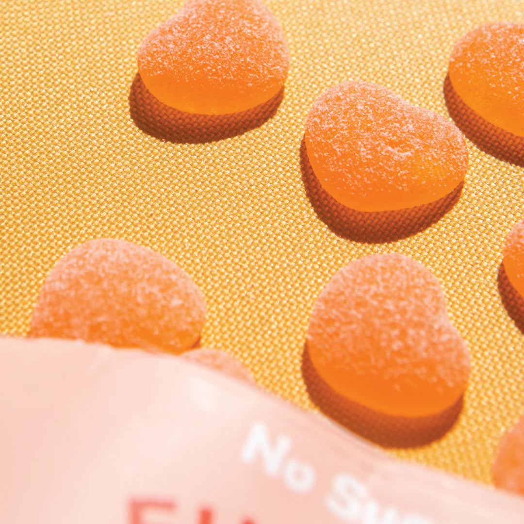 Funday Natural Sweets Sour Peach Hearts