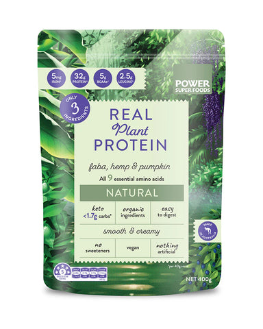 Power Super Foods Real Plant Protein Natural