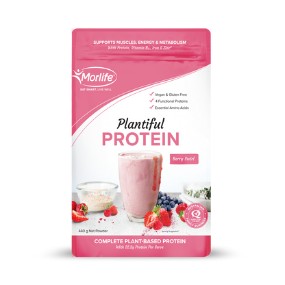 Morlife Plantiful Protein Berry Swirl