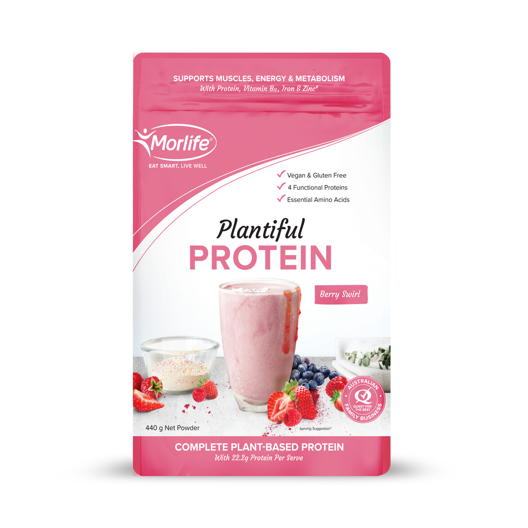 Morlife Plantiful Protein Berry Swirl