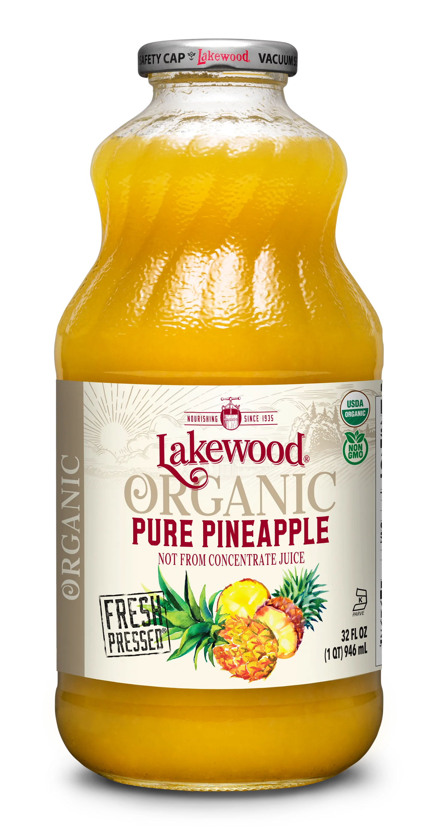 Lakewood Juice Organic Pineapple