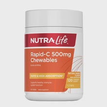 NutraLife Rapid-C 500mg Chewables