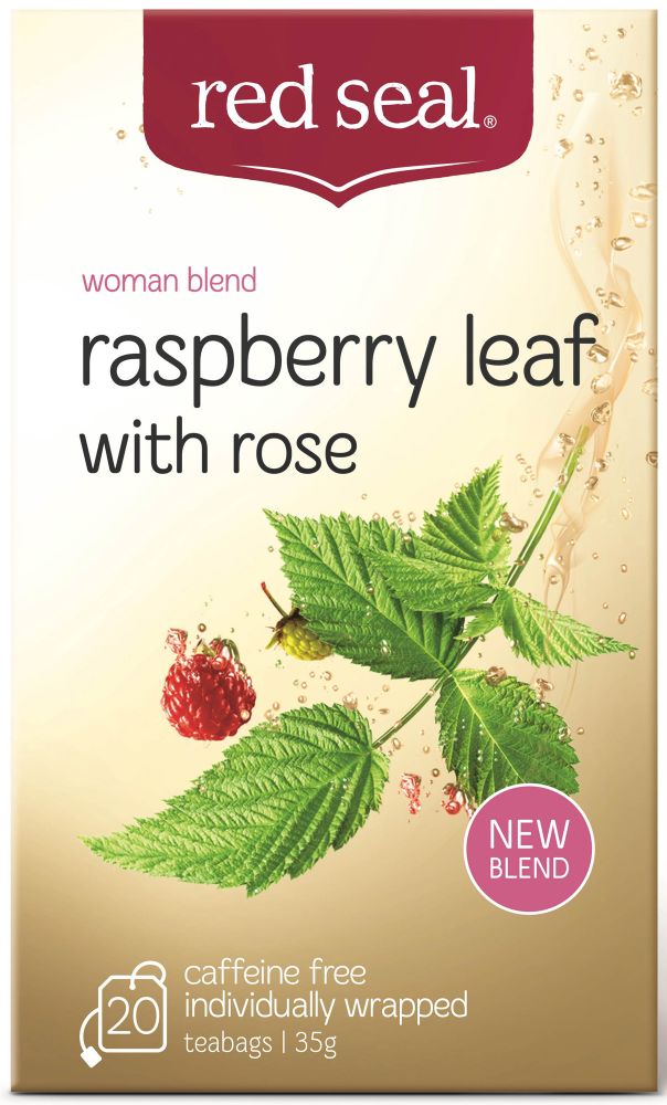 Red Seal Raspberry Leaf (with Rose) Tea
