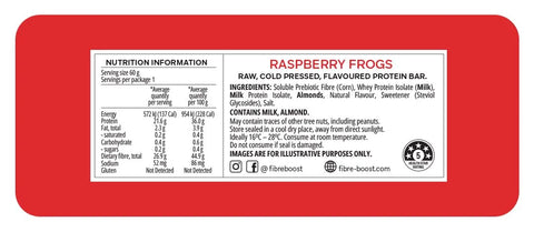 Fibre Boost Raspberry Frogs Protein Bar