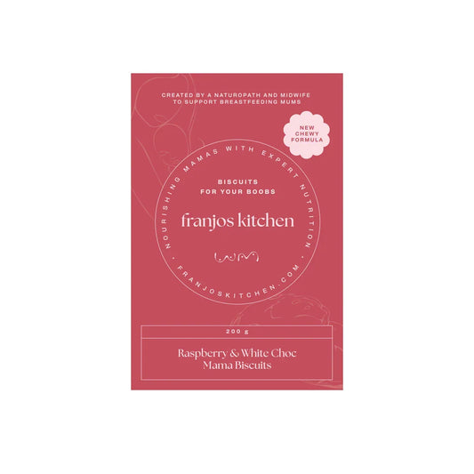 Franjo's Kitchen Mama Biscuits Raspberry & White Choc
