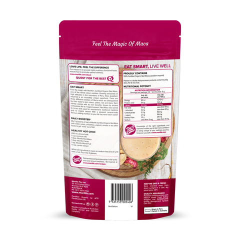 Morlife Certified Organic Maca Red Powder