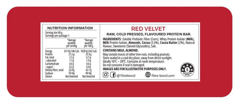 Fibre Boost Red Velvet Protein Bar
