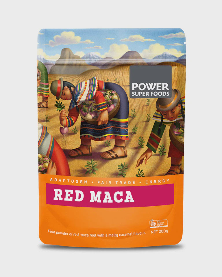 Power Super Foods Organic Red Maca Powder