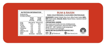 Fibre Boost Rum & Raisin Protein Bar