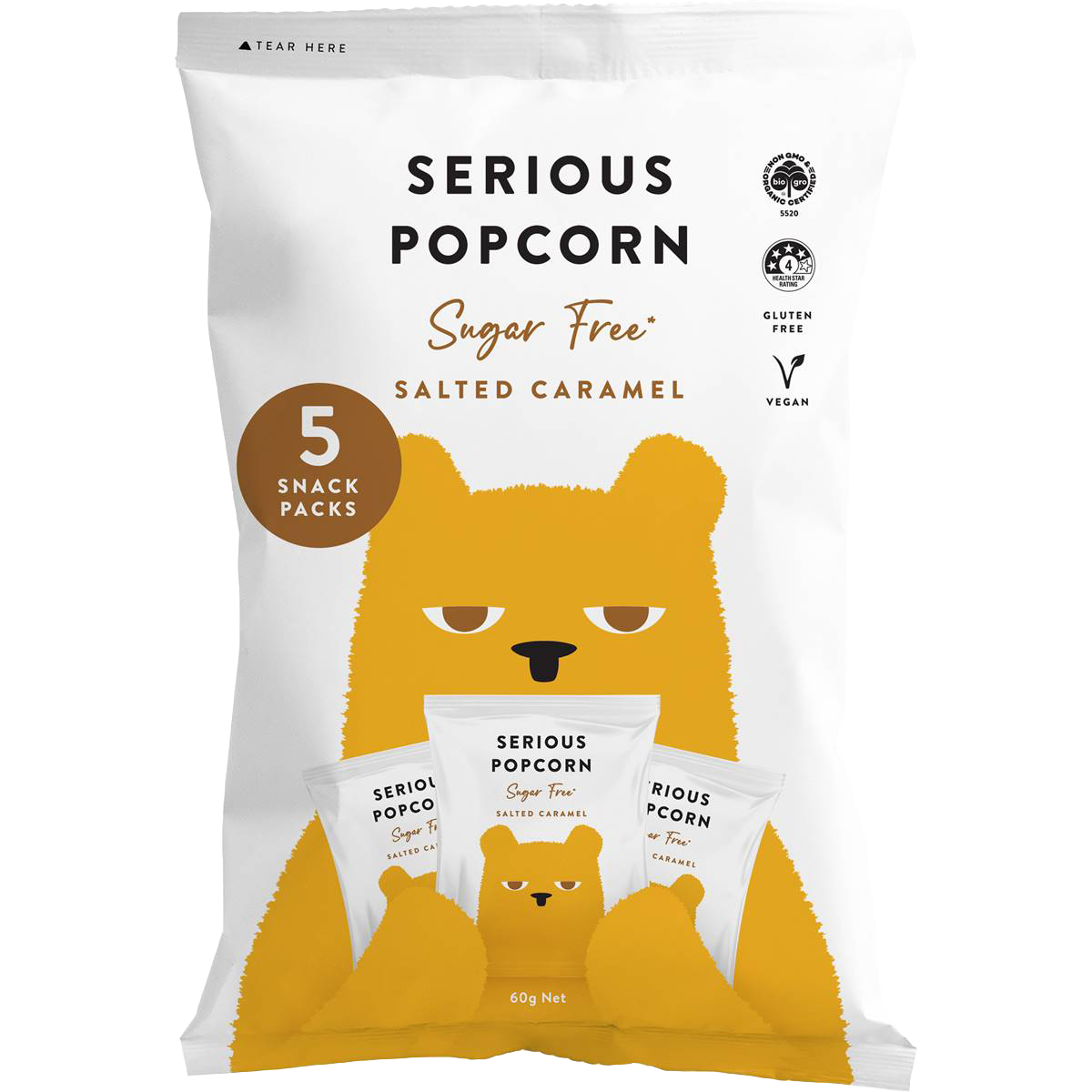 Serious Popcorn Sugar Free (Salted Caramel)