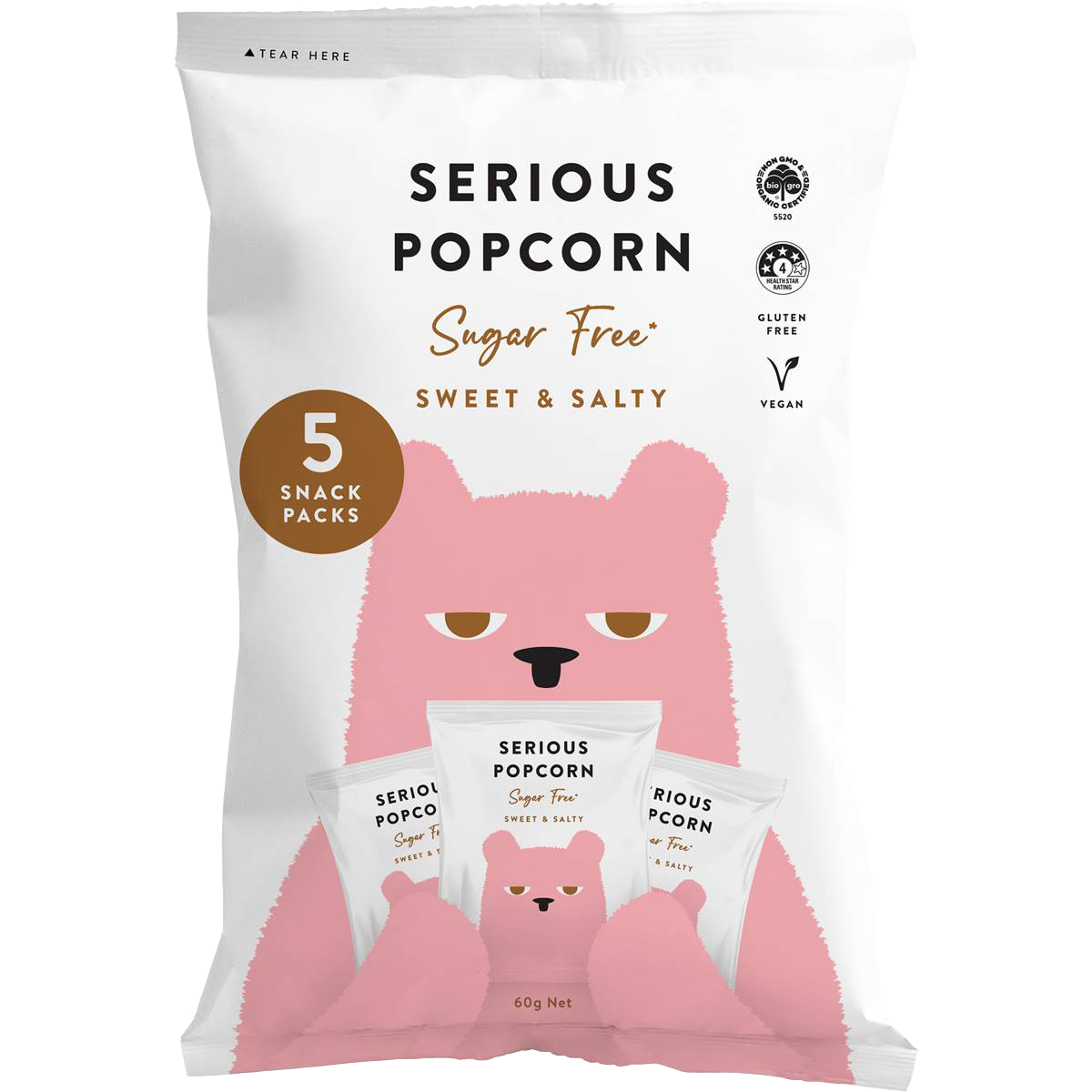 Serious Popcorn Sugar Free (Sweet & Salty)