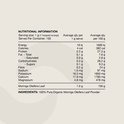 Switch Nutrition Organic Moringa Powder