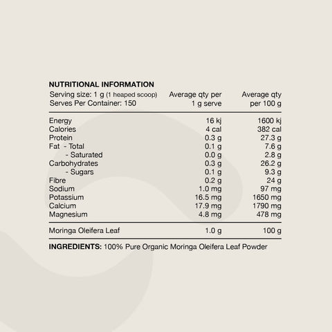 Switch Nutrition Organic Moringa Powder