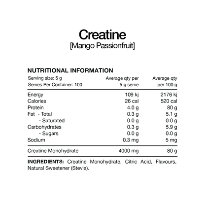 Switch Nutrition Creatine (Flavoured)