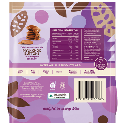 Sweet William Chocolate Baking Buttons