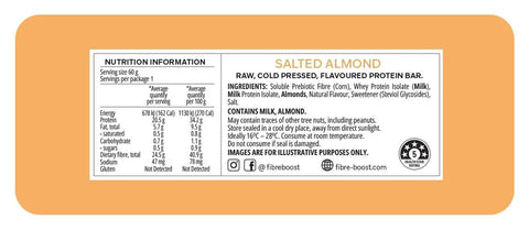 Fibre Boost Salted Almond Protein Bar