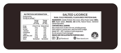 Fibre Boost Salted Licorice Protein Bar